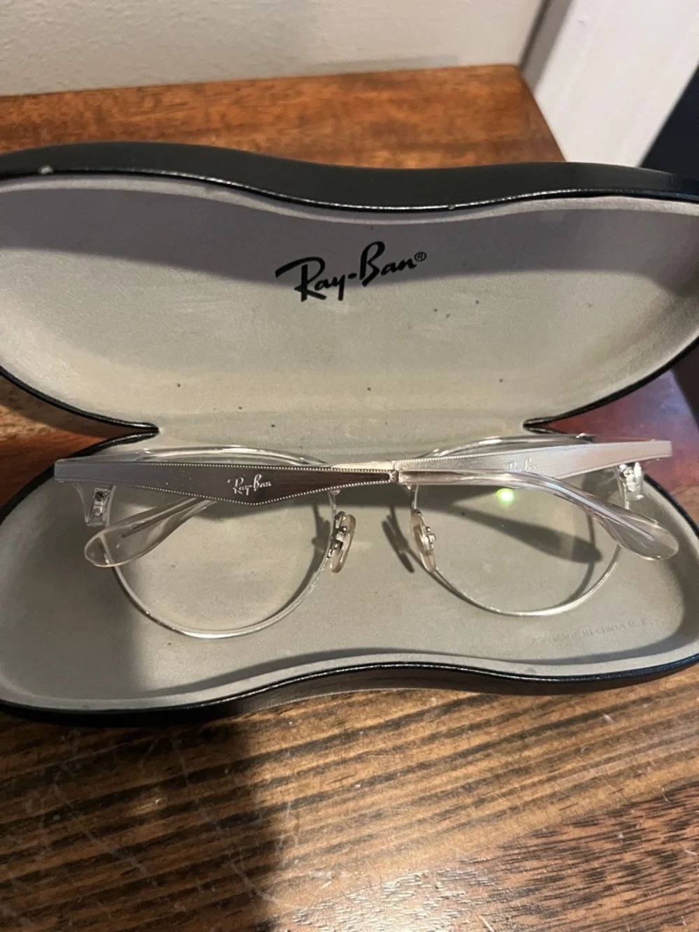 Ray-Ban Clear Frame Eyeglasses with Ray-Ban RX6396 - Picture 2 of 2